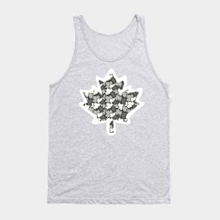 Canadian Maple Leaf - Smoked Grey Tank Top